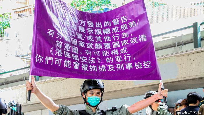 China Hong Kong | Proteste | Sicherheitsgesetz (picture-alliance/dpa/T. Walker)