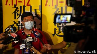 Hongkong Vorwahlen 2020 | Au Nok-hin, ehemaliges Mitglied Legislativrat (Reuters/L. Yik)