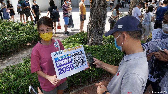 Hongkong Vorwahlen 2020 (Reuters/L. Yik)