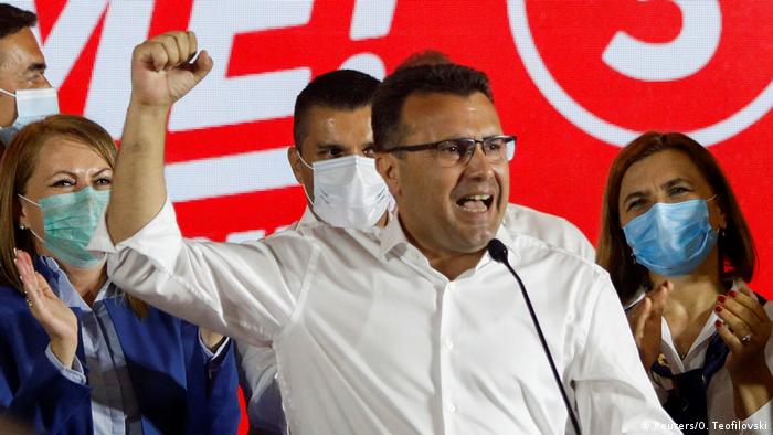Nordmazedonien Wahlen Zoran Zaev (Reuters/O. Teofilovski)
