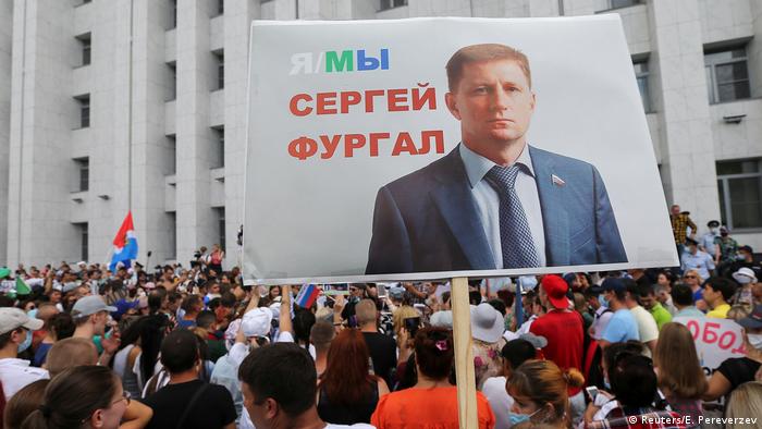 Solidarity with Sergei Furgal, Governor (Reuters/E. Pereverzev)