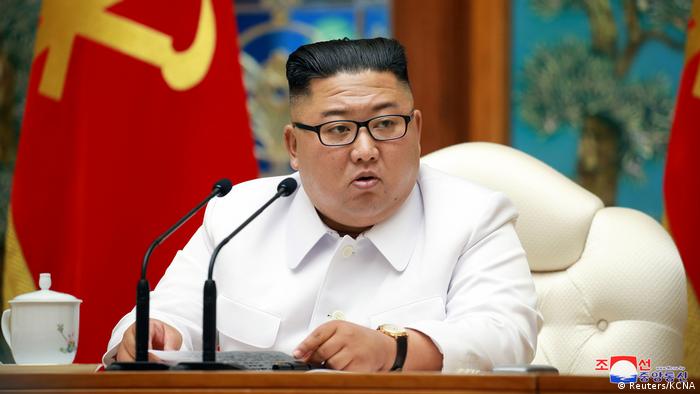 Nordkorea I Dringlichkeitssitzung des Politbüros des WPK-Zentralkomitees (Reuters/KCNA)