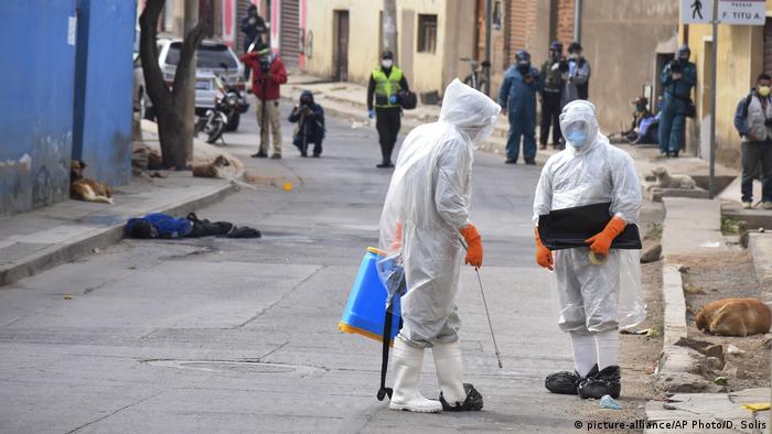Bolivien Corona-Pandemie | Cochabamba (picture-alliance/AP Photo/D. Solis)