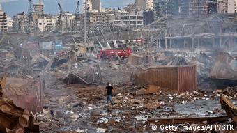 Εικόνες ολικής καταστροφής στη Βηρυτό