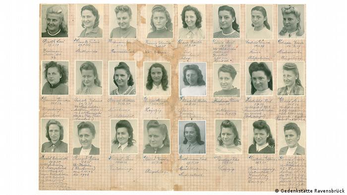 Фотографии надсмотрщиц концлгеря, арестованных в 1945 году американцами