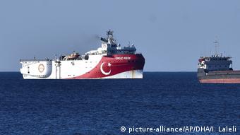 To τουρκικό πλοίο Ορούτς Ρέις