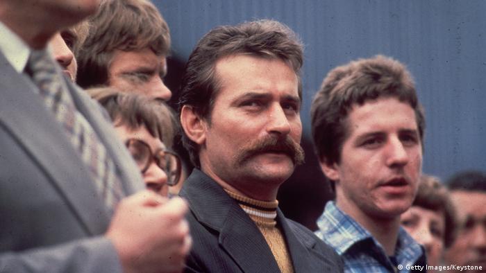 Polen Solidarnosc | Lech Walesa 1980 (Getty Images/Keystone)