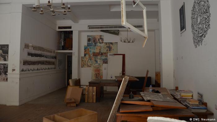 A gallery in Beirut after the blast (DW/J. Neumann)