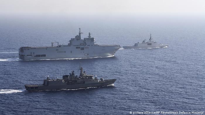 Griechenland | Türkei | Konflikt um Machtansprüche im östlichen Mittelmeer (picture-alliance/AP Photo/Greek Defence Ministry/)