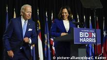 Joe Biden und Kamala Harris USA Wahlen 2020 (picture-alliance/dpa/C. Kaster)