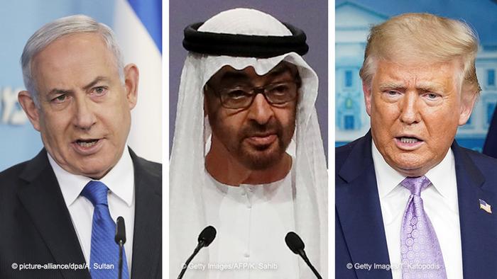 الرئيس الأمريكي دونالد ترامب عراب اتفاق التطبييع بين الإمارات وإسرائيل