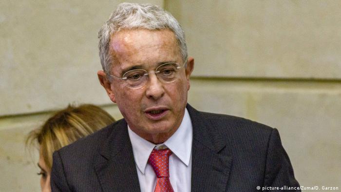 El exmandatario colombiano Álvaro Uribe