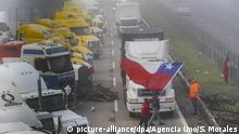 Lkw-Fahrer-Protest in Chile