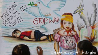 Γκράφιτι στην Ινδία. Η ιστορία του μικρού πρόσφυγα συγκίνησε όλο τον κόσμο 