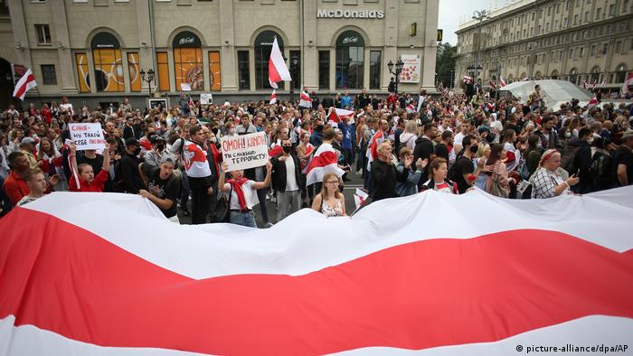 Протестная демонстрация в Минске, 6 сентября 2020 г.
