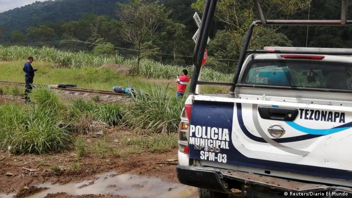 The site where Julio Valdivia's body was found (Reuters/Diario El Mundo )