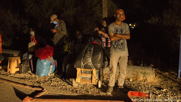 Griechenland Lesbos | Lager Moria neue Brände (picture-alliance/dpa/S. Baltagiannis)