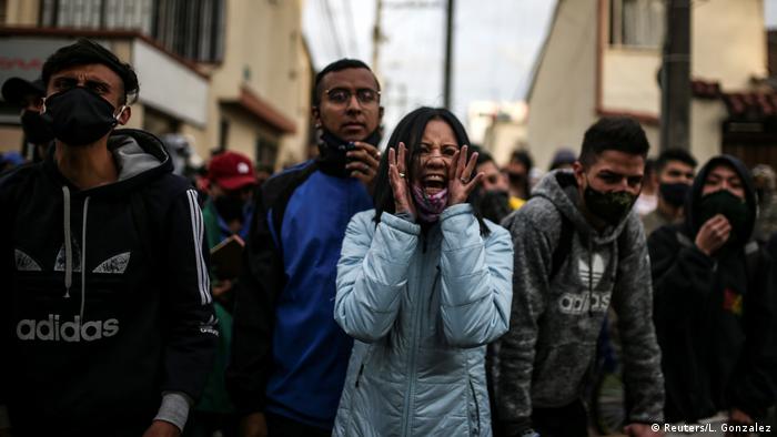 Kolumbien Protest gegen Polizeigewalt (Reuters/L. Gonzalez)