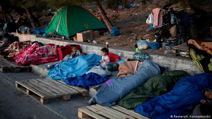 Griechenland Lesbos Moria Camp
