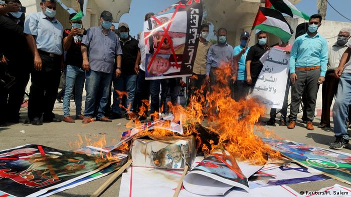 Gaza Stadt | Protest gegen Abkommen in Washington