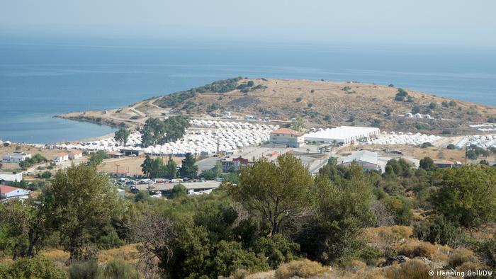 The Kara Tepe camp on Lesbos (Henning Goll/DW)