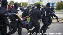 Weißrussland Minsk | Festnahmen während Protesten gegen die Regierung Lukashenkos
