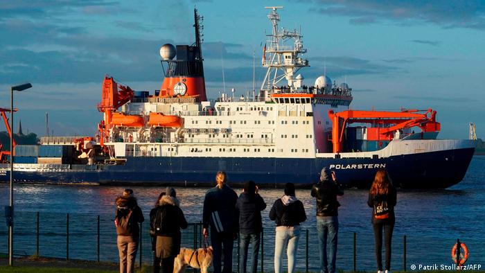 Bremerhafen | Ankunft Forschungsschiff Polarstern (Patrik Stollarz/AFP)