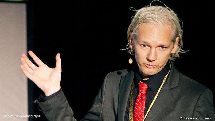 Julian Assange Wikileaks Flash-Galerie (picture alliance/dpa)